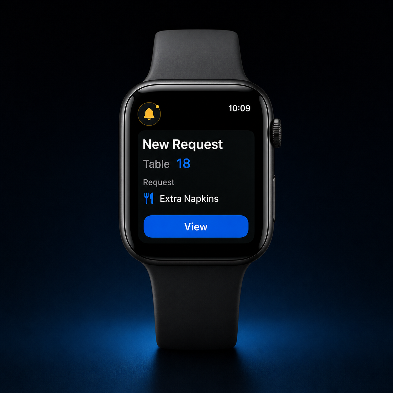 Tapily smartwatch service notification